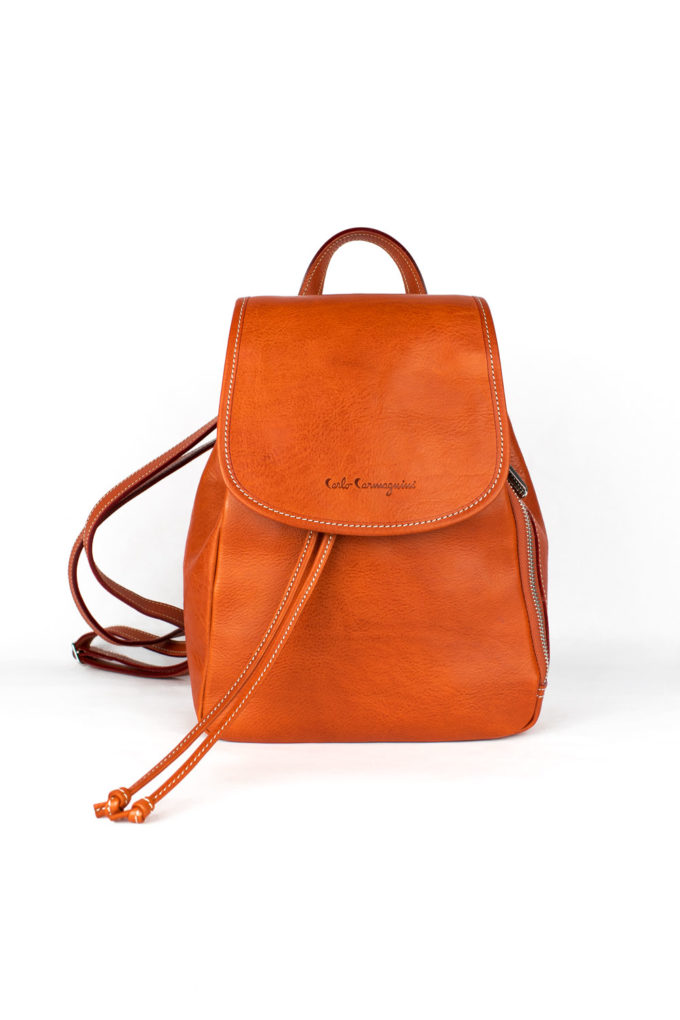 leather, backpack, made in italy, carlo carmagnini