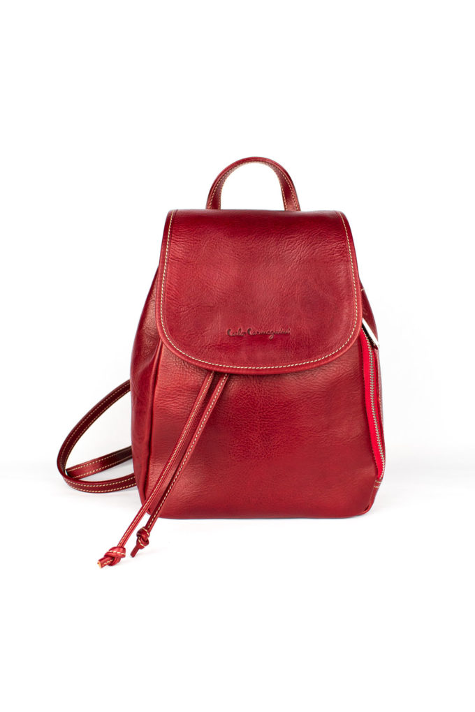 leather, backpack, made in italy, carlo carmagnini