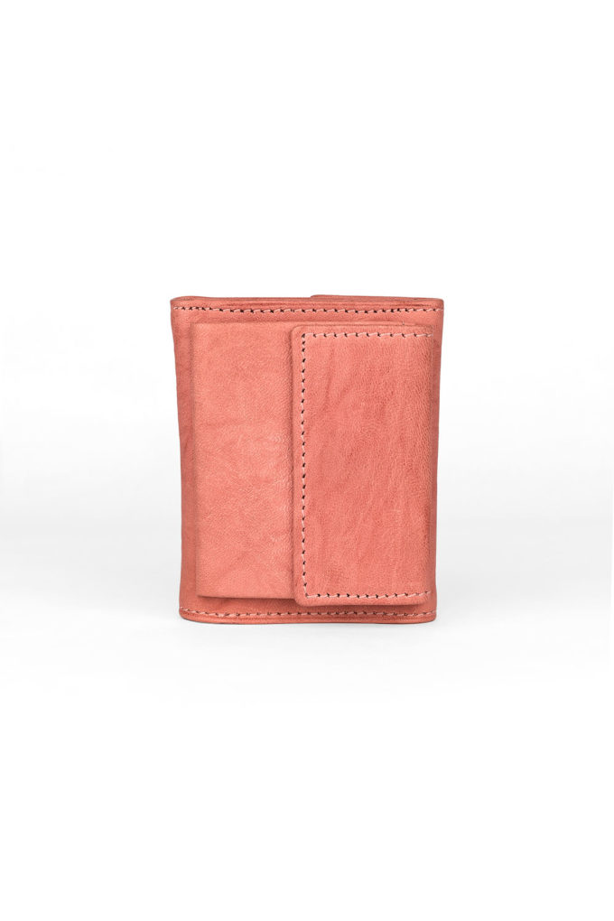 leather wallet, pink wallet, made in italy, carlo carmagnini, soft leather