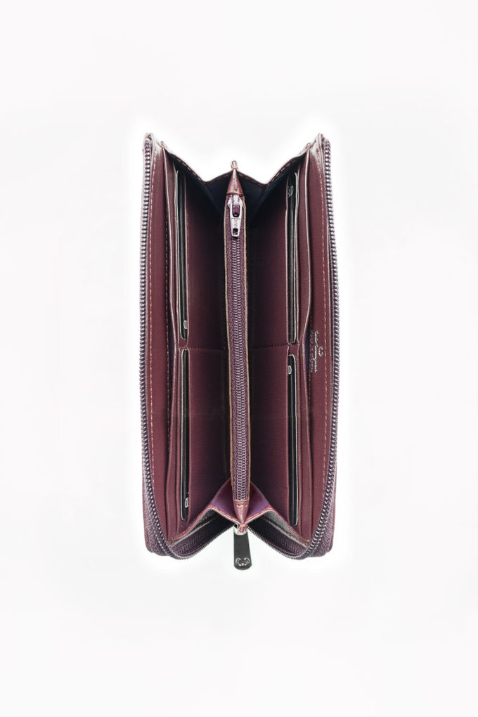 carlo carmagnini, handwoven wallet, woven leather, leather wallet, made in italy, made in florence, made in firenze