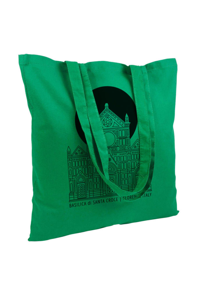 souvenir, firenze, florence, italy, santa croce, tote bag, cotton bag, canvas bag, inkc, inkc studios