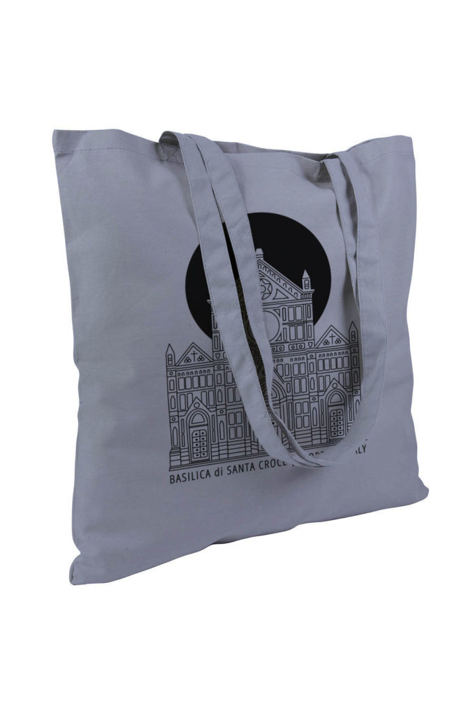 souvenir, firenze, florence, italy, santa croce, tote bag, cotton bag, canvas bag, inkc, inkc studios