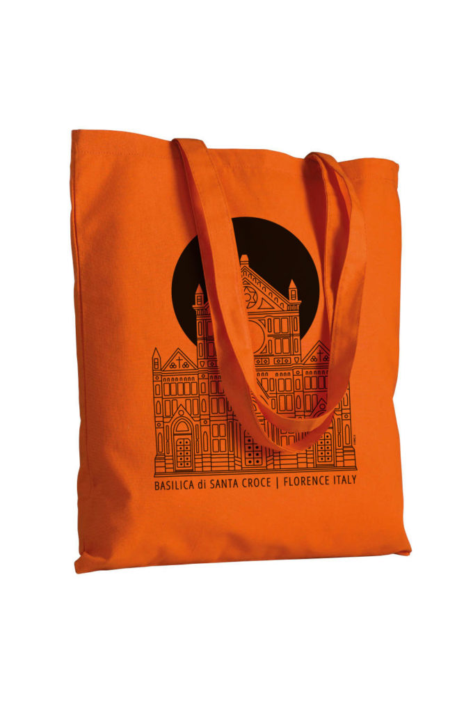 souvenir, firenze, florence, italy, santa croce, tote bag, cotton bag, canvas bag, inkc, inkc studios
