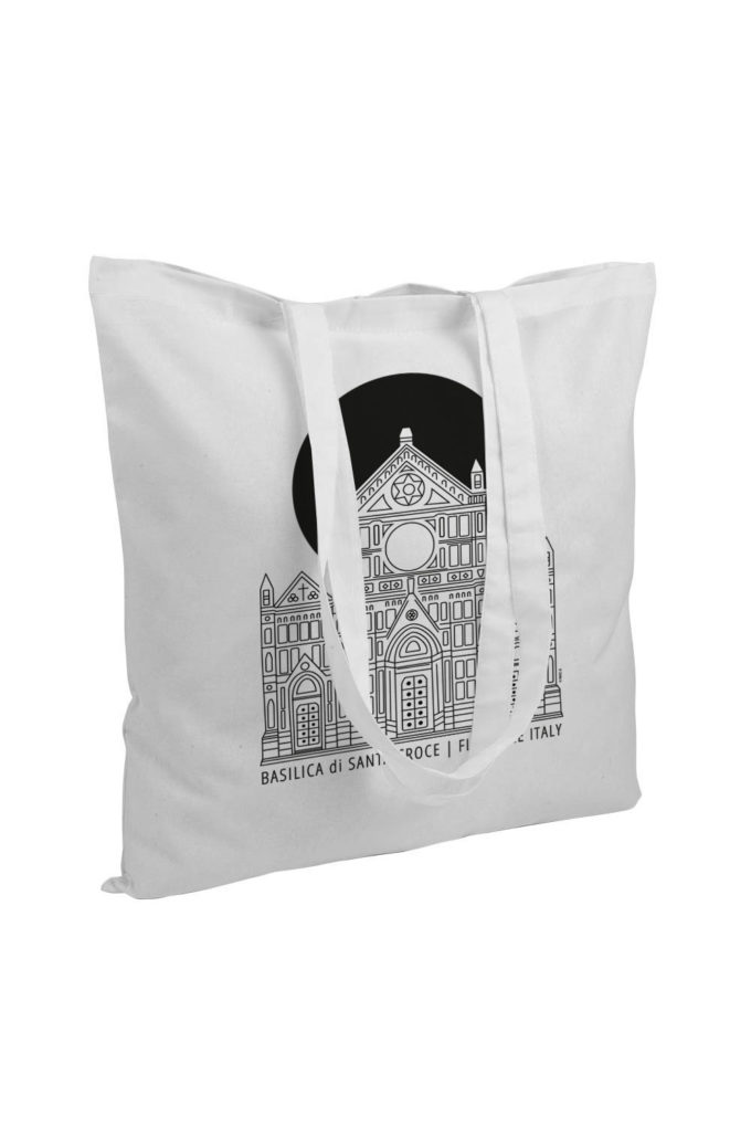 souvenir, firenze, florence, italy, santa croce, tote bag, cotton bag, canvas bag, inkc, inkc studios
