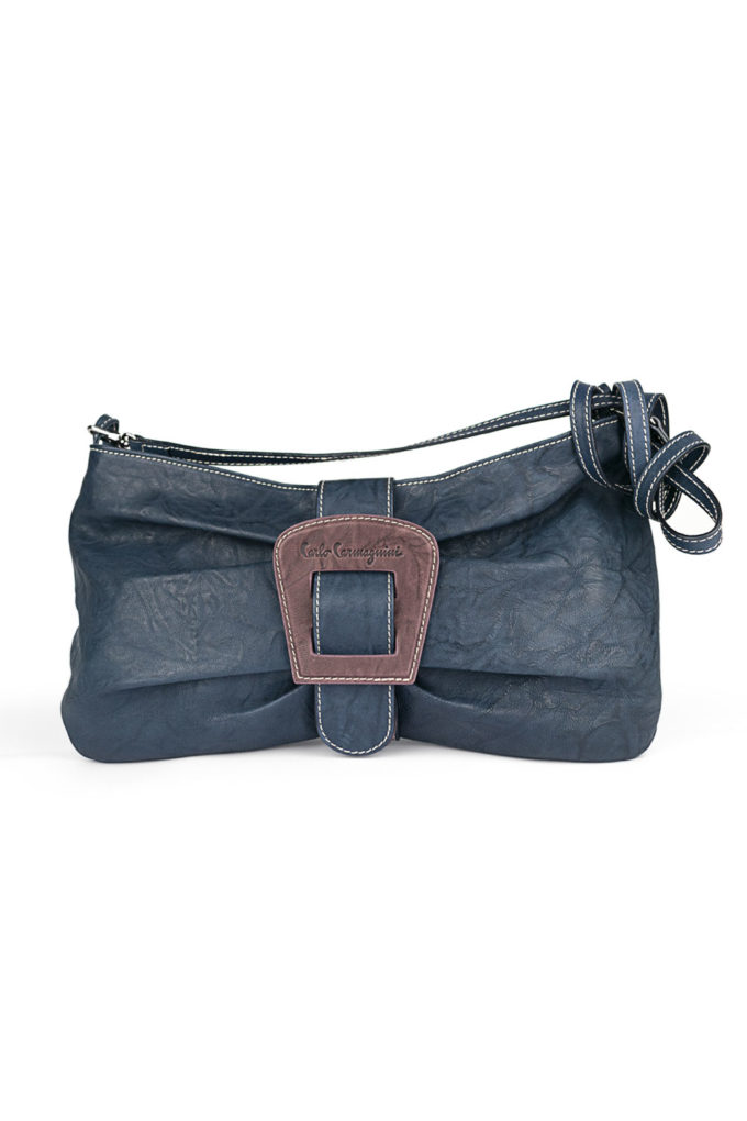 carlo carmagnini, ribbon bag, crossbody bag, made in italy, soft leather bag, bow bag