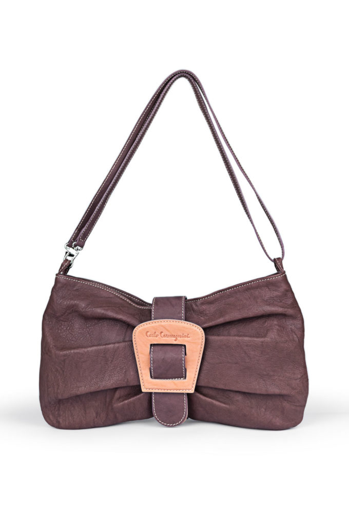 carlo carmagnini, ribbon bag, crossbody bag, made in italy, soft leather bag, bow bag