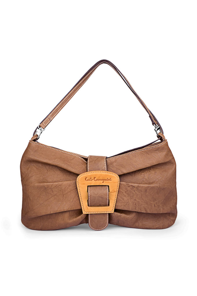 carlo carmagnini, ribbon bag, crossbody bag, made in italy, soft leather bag, bow bag