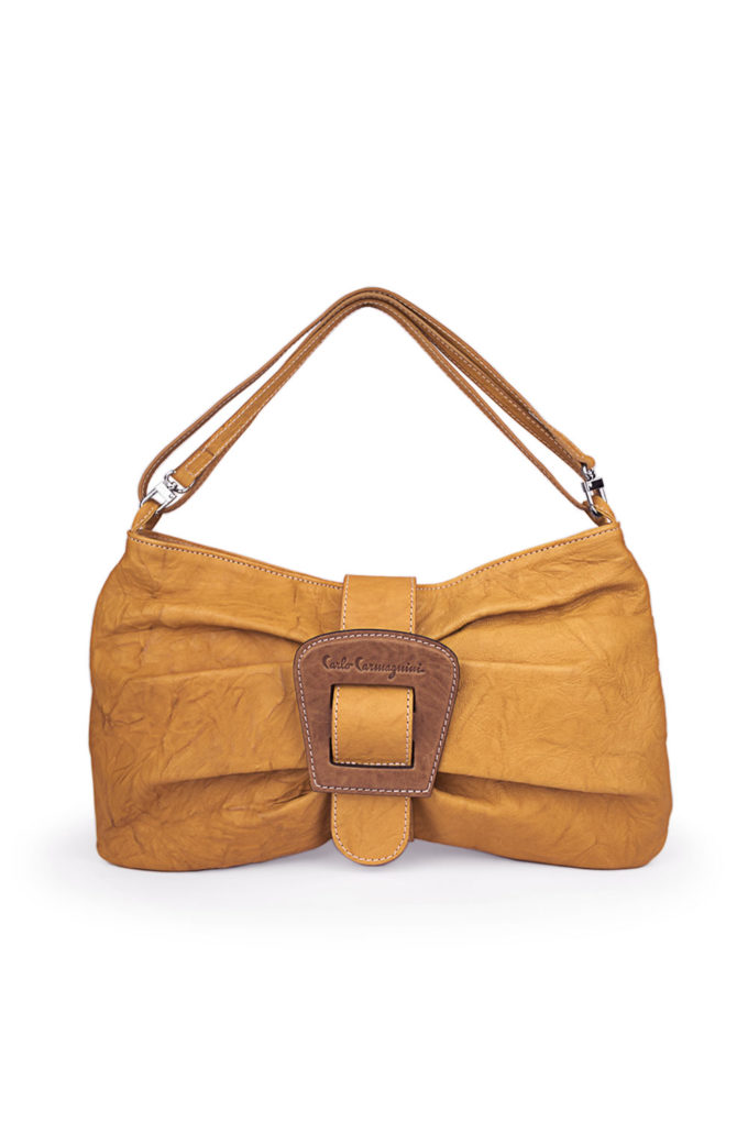 carlo carmagnini, ribbon bag, crossbody bag, made in italy, soft leather bag, bow bag