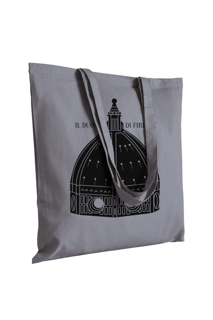 duomo, Cattedrale di Santa Maria del Fiore, souvenir, firenze, florence, italy, tote bag, cotton bag, canvas bag, shopper, inkc, inkc studios