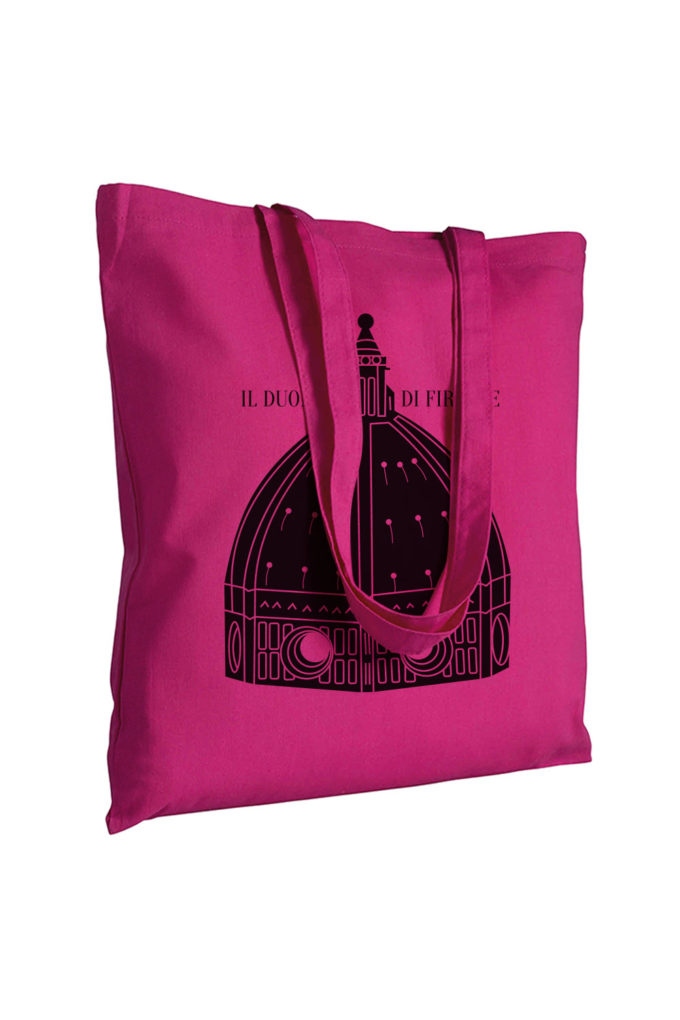 duomo, Cattedrale di Santa Maria del Fiore, souvenir, firenze, florence, italy, tote bag, cotton bag, canvas bag, shopper, inkc, inkc studios