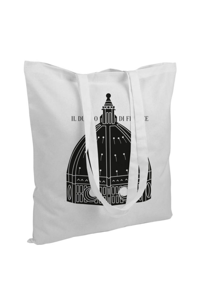 duomo, Cattedrale di Santa Maria del Fiore, souvenir, firenze, florence, italy, tote bag, cotton bag, canvas bag, shopper, inkc, inkc studios